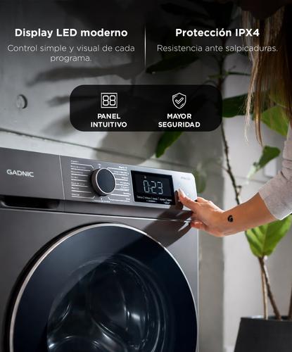 Lavasecarropas Gadnic 12 Kg Lavado 8 Kg Secado 1200 RPM Inverter - 4