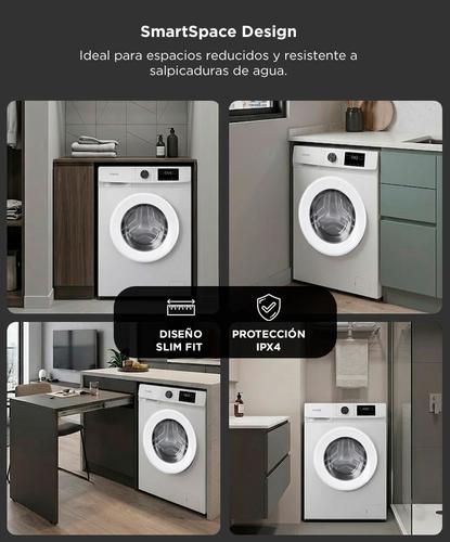  Lavarropas Gadnic 6 kg Inverter 1000 RPM 14 Programas 1850W Clase A Blanco - 4