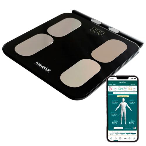 Balanza Digital Corporal Maverick Hasta 180kg Peso Masa Muscular - 0