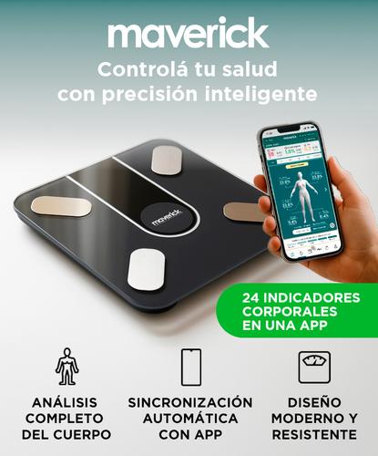 Balanza Digital Corporal SMARTSCALE4 Maverick  Hasta 180kg Peso Masa Muscular  - 1