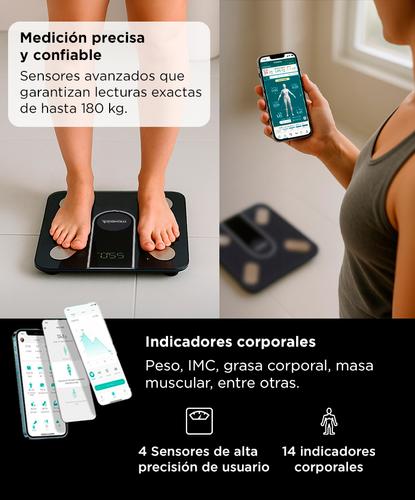 Balanza Digital Corporal SMARTSCALE4 Maverick  Hasta 180kg Peso Masa Muscular  - 2