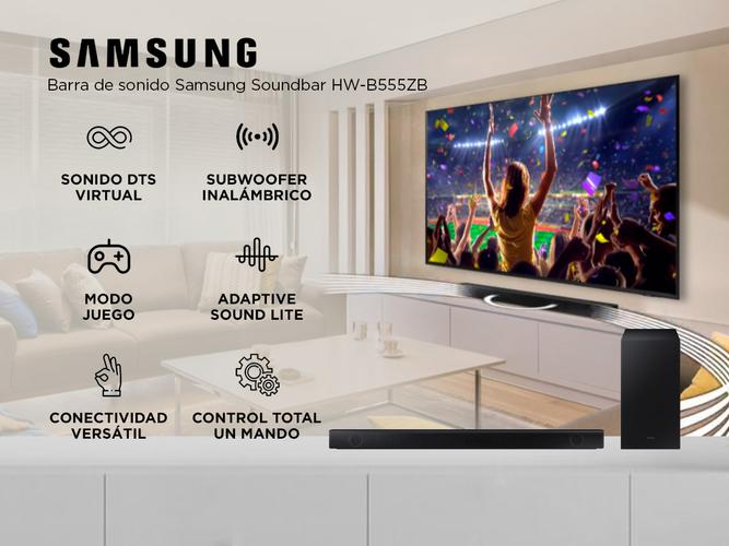 Barra de sonido Samsung Soundbar HW-B555ZB - 1
