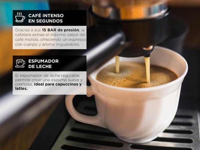 Cafetera Express Winco 15 BAR W1925  Capacidad 1 Litro - 2