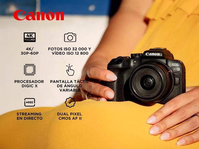 Cámara Canon EOS R10 KIT 15-45 - 1
