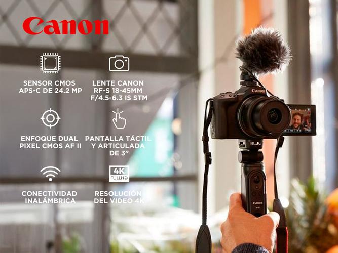 CAMARA CANON EOS REBEL R50 18-55 STM KIT - 1