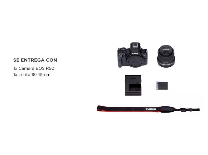 CAMARA CANON EOS REBEL R50 18-55 STM KIT - 6