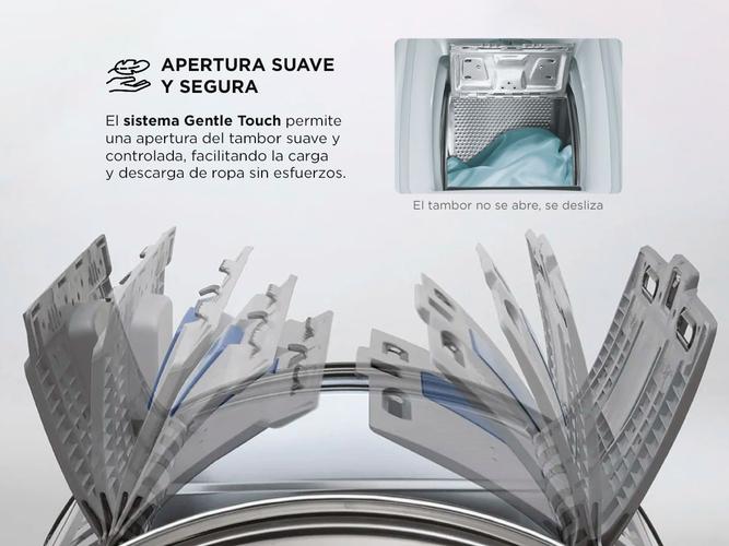 Lavarropas Candy CSTG 47TM41-12 carga superior 7Kg 1400 RPM Blanco Inverter - 3