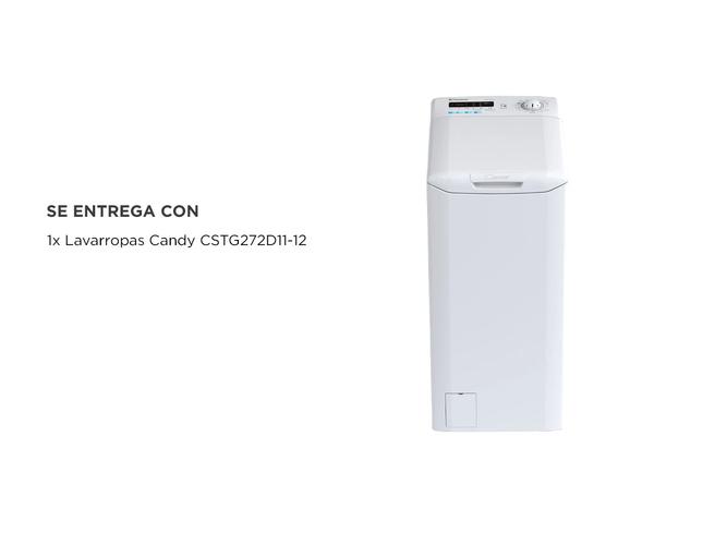 Lavarropas Candy CSTG 272D11-12 carga superior 7Kg 1200 RPM Blanco - 6