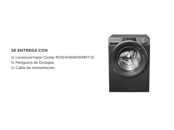 Lavasecarropas Candy ROW41494DWMRT-12 149KG inverter Antracita - 5