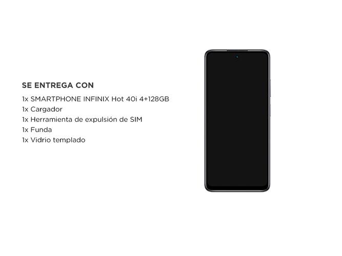 Celular Infinix Hot 40i 4GB Ram 128GB - 6
