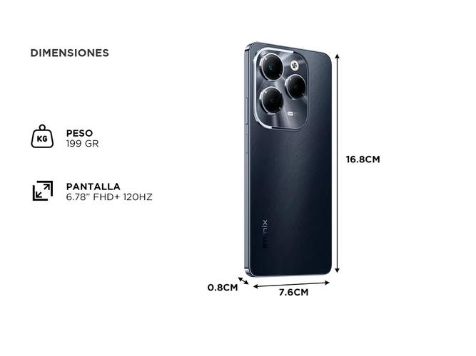 Celular Smartphone Infinix Hot 40 Pro 8  256GB - 4