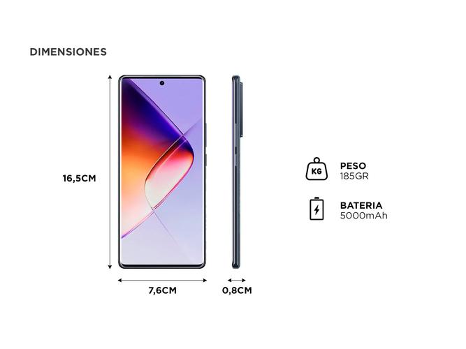 Celular Smartphone Infinix Note 40 Pro 8GB 256 - 4