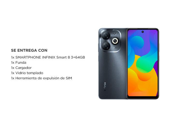 Celular Smartphone Infinix Smart 8 364GB - 6