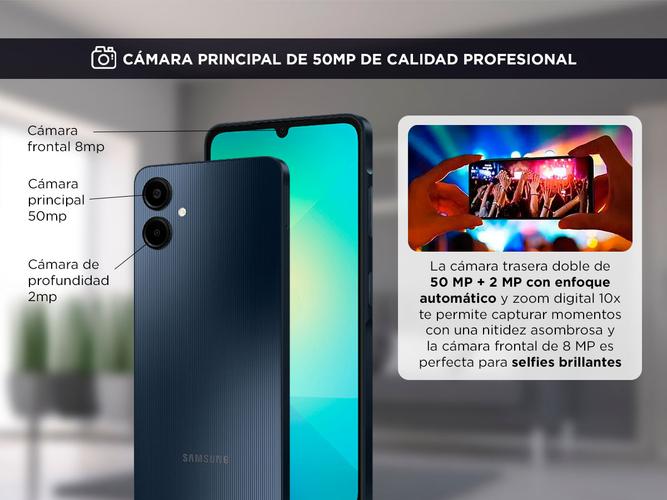 Celular Samsung Galaxy A06 128GB SM-A065M - 3