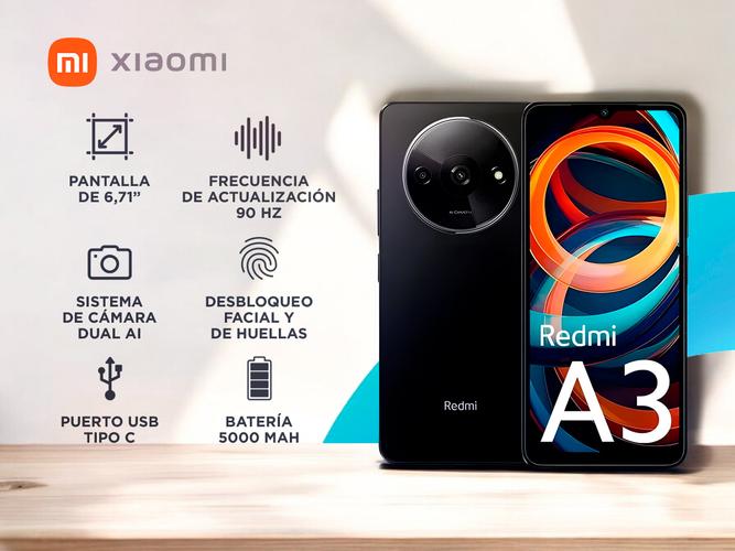 Celular Xiaomi Redmi A3 3GB 64Gb - 1