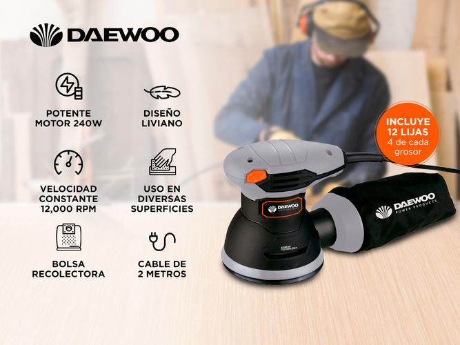 Lijadora Roto Orbital Daewoo DAOS230 Eléctrica 240W - 1