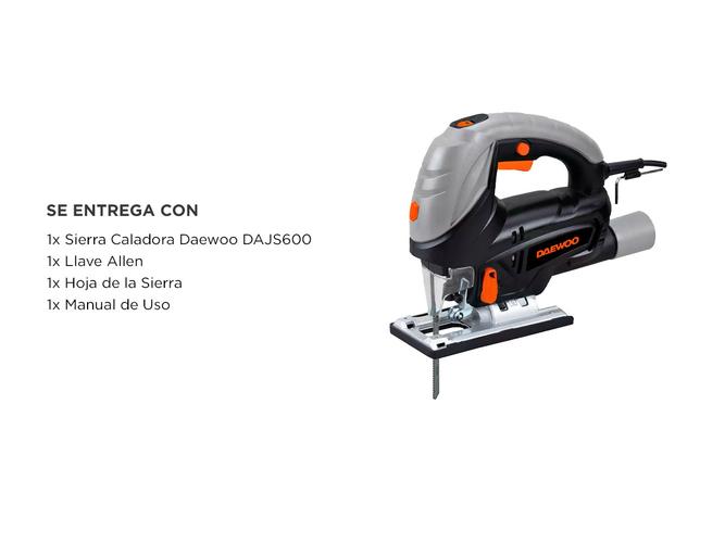 Sierra Caladora Daewoo DAJS600 Corta Madera Metal Plástico - 5