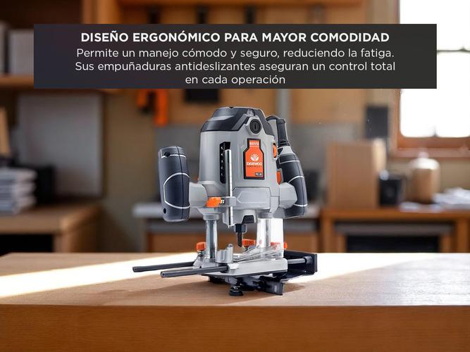 Fresadora Eléctrica Router Daewoo DAER1250 Potencia 1250 W - 3