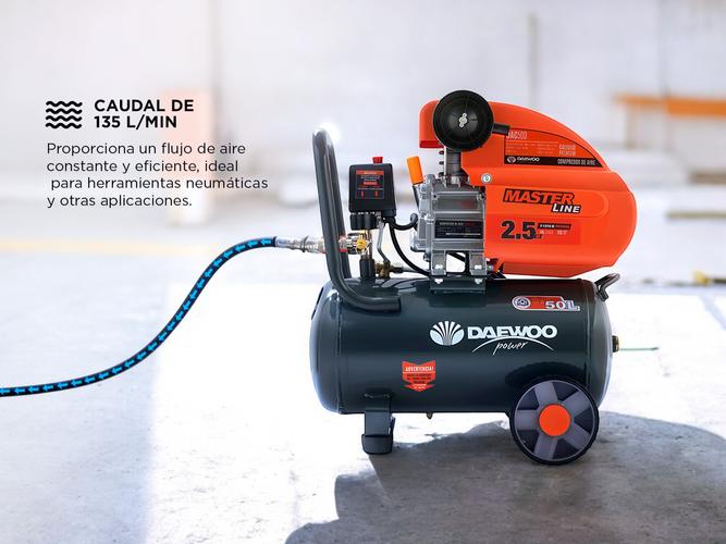 Compresor De Aire Daewoo DAC50D Portátil 2 5 HP - 3