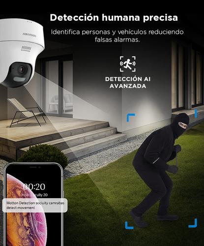 Kit Cámaras de Seguridad Hikvision WiFi EasyLink NKS422W02H 2MP Bullet  Turret con NVS - 2