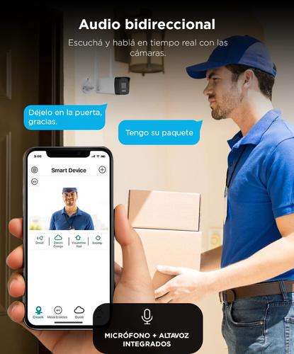 Kit Cámaras de Seguridad Hikvision WiFi EasyLink NKS422W02H 2MP Bullet  Turret con NVS - 3