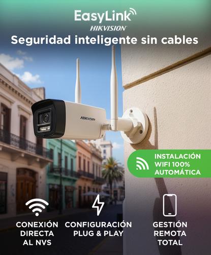 Kit Hikvision EasyLink NKS422W0H 4 Cámaras WiFi Full HD 2MP - 1