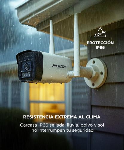 Kit Hikvision EasyLink NKS422W0H 4 Cámaras WiFi Full HD 2MP - 3