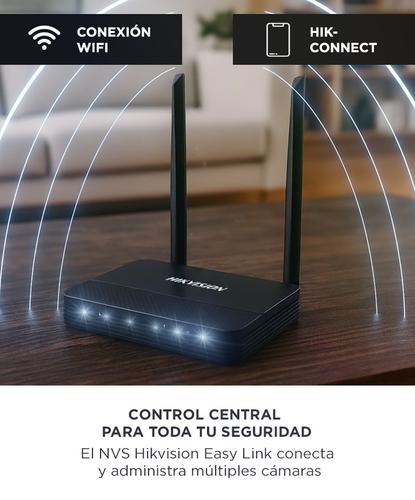 Kit Hikvision EasyLink NKS422W0H 4 Cámaras WiFi Full HD 2MP - 4