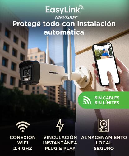 Kit Hikvision Easy Link NKS424W02H WiFi 2 Cámaras 4MP y NVR - 1