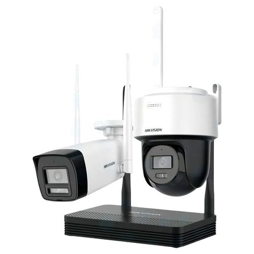 Kit Hikvision EasyLink NKS424W03H con 2 Cámaras IP WiFi 4MP Exterior Usado - 0