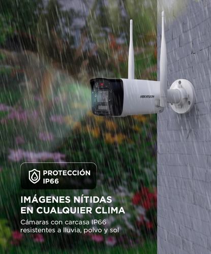 Kit Hikvision EasyLink NKS424W03H con 2 Cámaras IP WiFi 4MP Exterior Usado - 4
