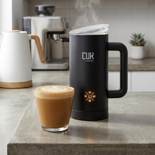 Espumador De Leche CUK By Gadnic 4 funciones 450 ML Espuma Cremosa 500W Acero Inoxidable - 0
