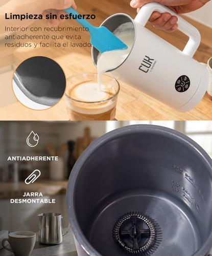 Espumador De Leche CUK By Gadnic 4 funciones 450 ML Espuma Cremosa 500W Acero Inoxidable - 3