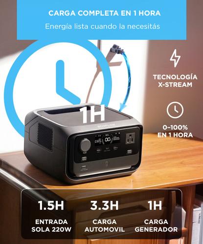 Estación De Energía Portátil EcoFlow River 3 Plus UPS 600W  Carga Rápida Solar - 2