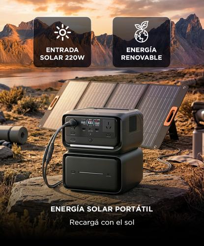 Estación De Energía Portátil EcoFlow River 3 Plus UPS 600W  Carga Rápida Solar - 4