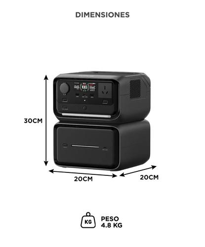 Estación De Energía Portátil EcoFlow River 3 Plus UPS 600W  Carga Rápida Solar - 5
