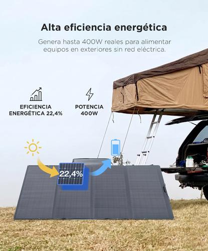 Panel Solar Portátil EcoFlow 400W Revestimiento ETFE - 2