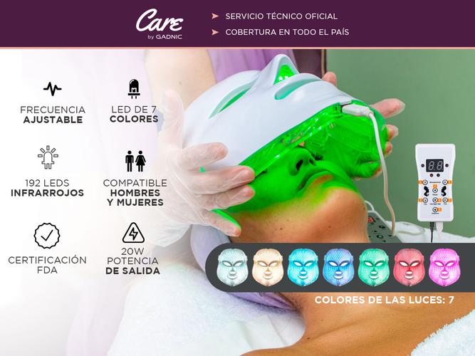 Mascara Facial Led Gadnic LT30 Terapia Acné Rejuvenecimiento  - 1