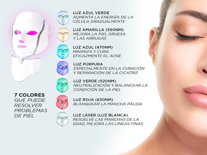 Mascara Facial Led Gadnic LT30 Terapia Acné Rejuvenecimiento  - 3