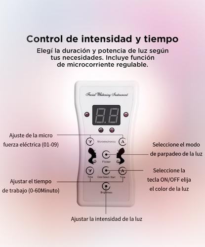 Mascara Facial Led Gadnic LT3.0 Terapia Acné Rejuvenecimiento  - 3