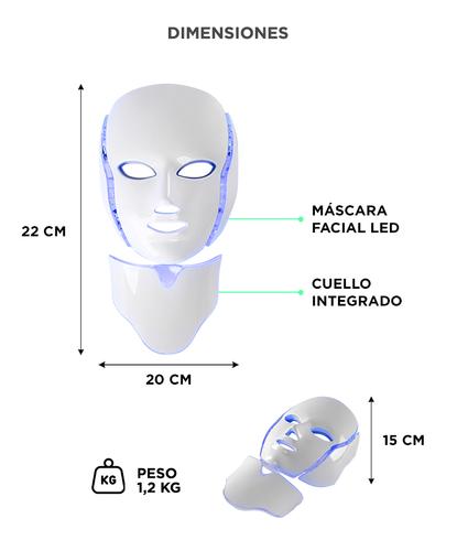 Mascara Facial Led Gadnic LT3.0 Terapia Acné Rejuvenecimiento  - 5