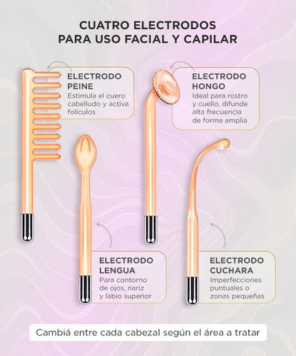  Equipo de Alta Frecuencia Gadnic LF60 – Antienvejecimiento Antiacné Reafirmante Facial 4 Electrodos - 3