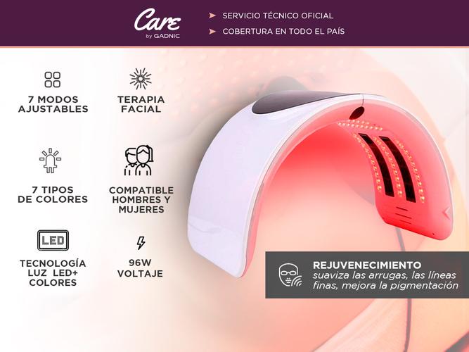 Cabina Corporal Terapia Facial Gadnic Táctil 7 Colores Plegable  - 1