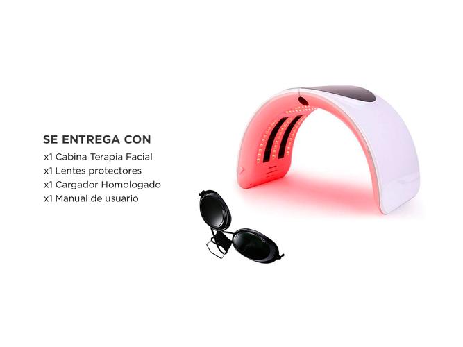 Cabina Corporal Terapia Facial Gadnic Táctil 7 Colores Plegable  - 5