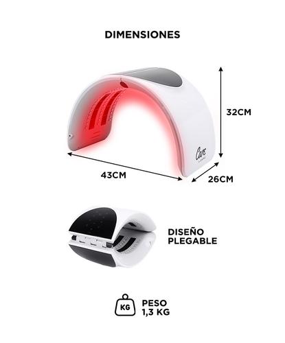 Cabina Corporal Terapia Facial Gadnic Táctil 7 Colores Plegable  - 5