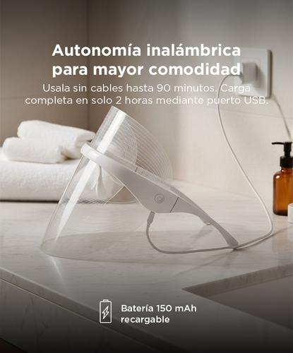 Máscara Led Facial 7 Luces Fototerapia Antiedad Rosacea Acne - 3
