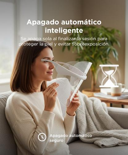 Máscara Led Facial 7 Luces Fototerapia Antiedad Rosacea Acne - 4