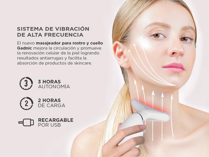 Masajeador Facial Gadnic LM9000 Tecnología LED Anti envejecimiento  - 4