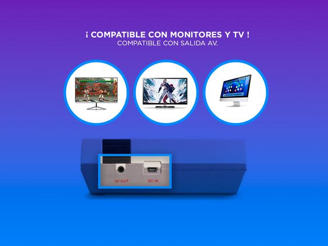 Consola Level UP Retro NES AV 500 Juegos Clásicos incorporados - 4