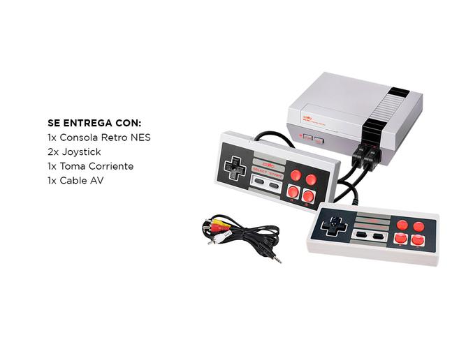 Consola Level UP Retro NES AV 500 Juegos Clásicos incorporados - 6